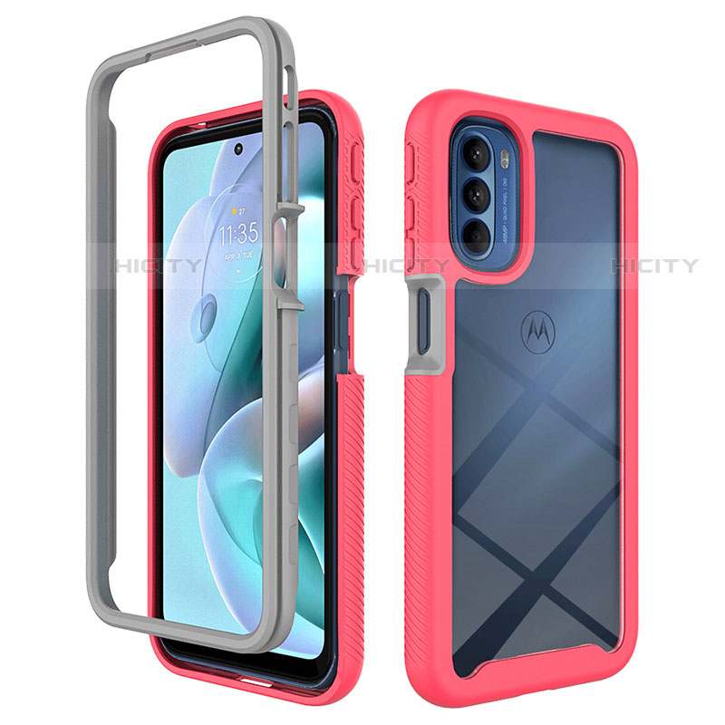 Carcasa Bumper Funda Silicona Transparente 360 Grados para Motorola Moto G41