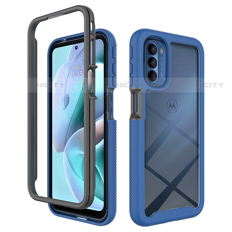 Carcasa Bumper Funda Silicona Transparente 360 Grados para Motorola Moto G41