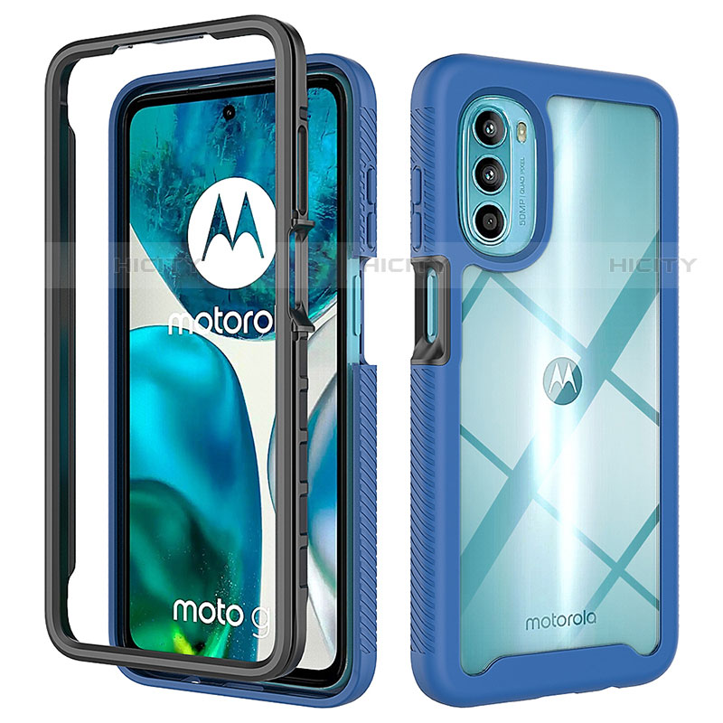 Carcasa Bumper Funda Silicona Transparente 360 Grados para Motorola MOTO G52