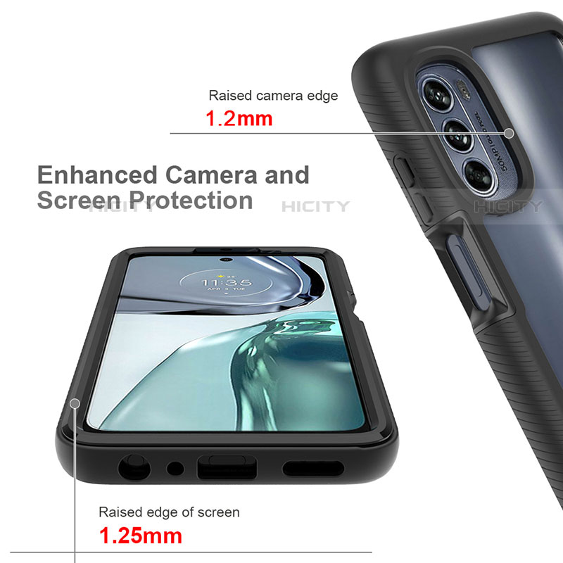 Carcasa Bumper Funda Silicona Transparente 360 Grados para Motorola Moto G62 5G