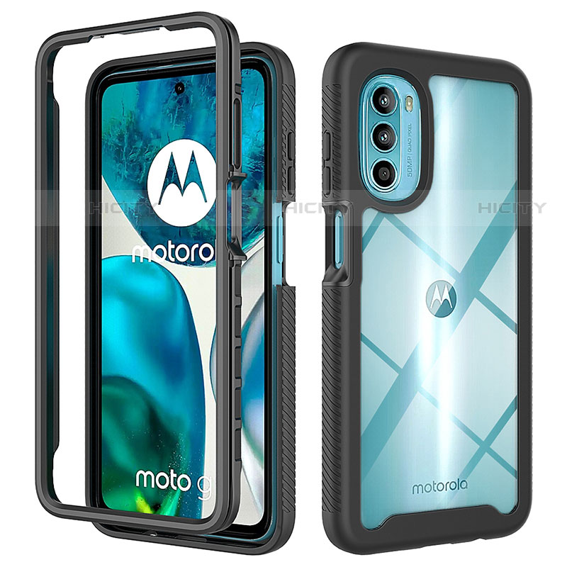 Carcasa Bumper Funda Silicona Transparente 360 Grados para Motorola Moto G71s 5G