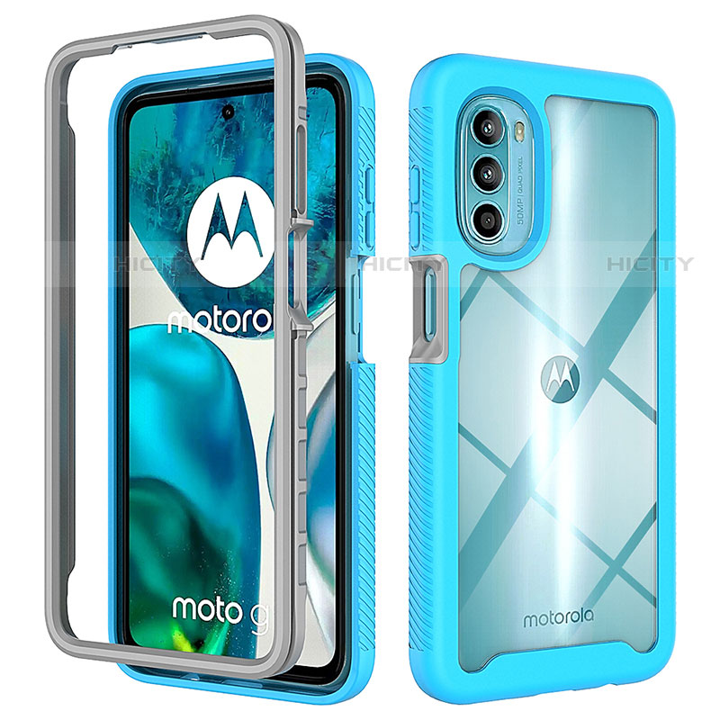 Carcasa Bumper Funda Silicona Transparente 360 Grados para Motorola Moto G71s 5G