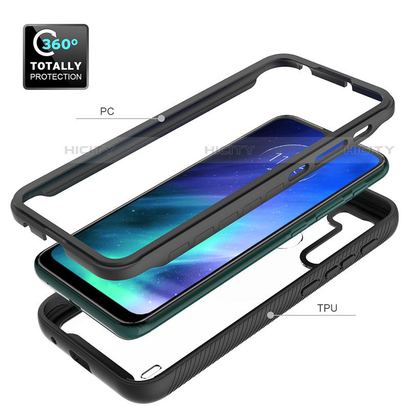 Carcasa Bumper Funda Silicona Transparente 360 Grados para Motorola Moto One Fusion