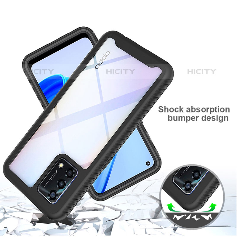 Carcasa Bumper Funda Silicona Transparente 360 Grados para Oppo A74 4G