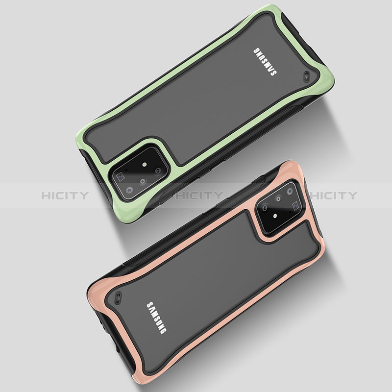 Carcasa Bumper Funda Silicona Transparente 360 Grados para Samsung Galaxy A91