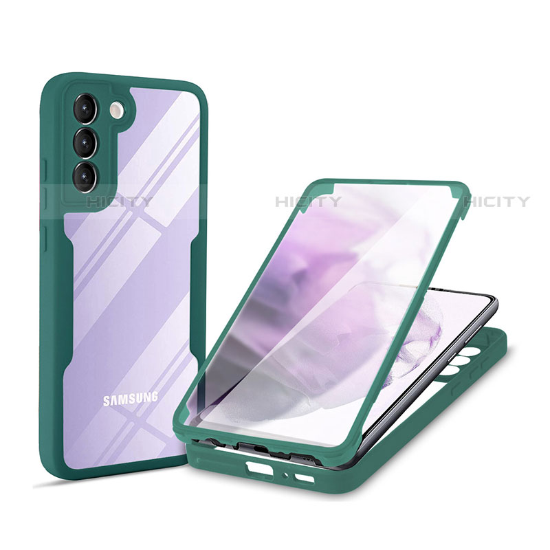 Carcasa Bumper Funda Silicona Transparente 360 Grados para Samsung Galaxy S21 5G