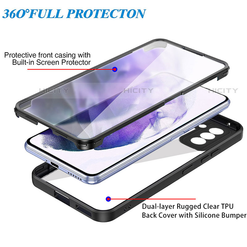 Carcasa Bumper Funda Silicona Transparente 360 Grados para Samsung Galaxy S21 5G