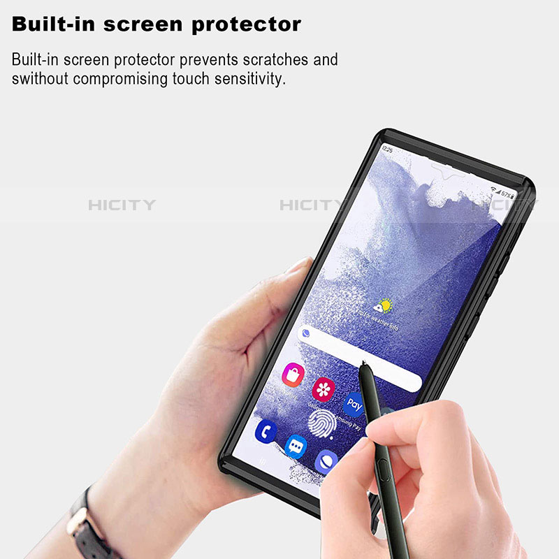 Carcasa Bumper Funda Silicona Transparente 360 Grados para Samsung Galaxy S23 Ultra 5G
