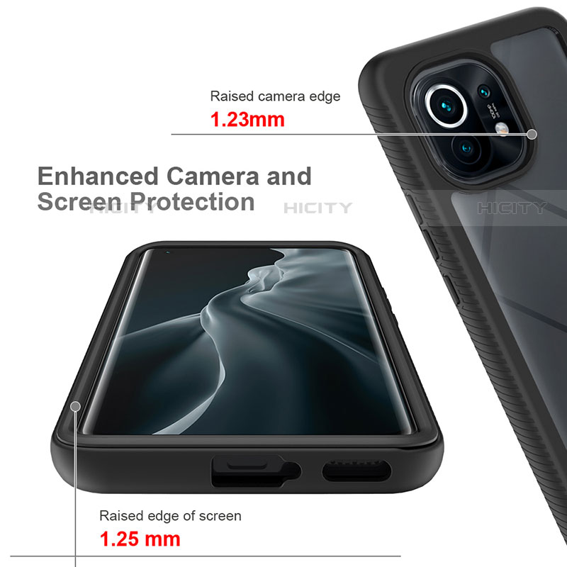 Carcasa Bumper Funda Silicona Transparente 360 Grados para Xiaomi Mi 11 5G