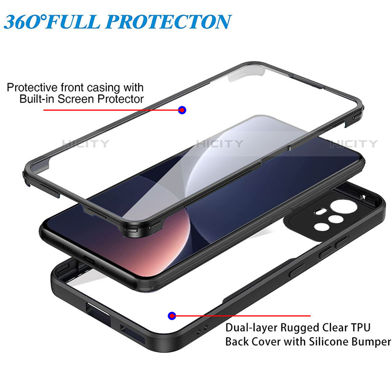 Carcasa Bumper Funda Silicona Transparente 360 Grados para Xiaomi Mi 12X 5G