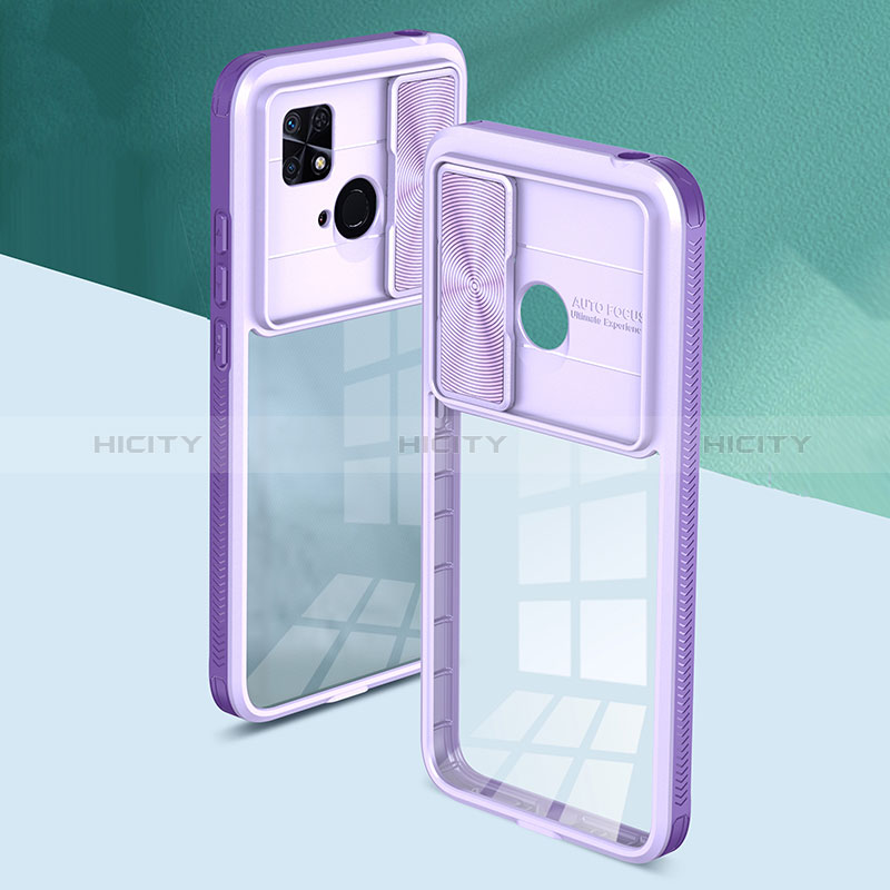 Carcasa Bumper Funda Silicona Transparente 360 Grados QW1 para Xiaomi Redmi 10 India