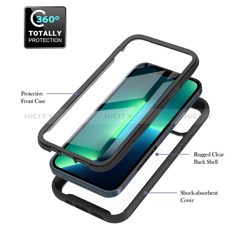 Carcasa Bumper Funda Silicona Transparente 360 Grados YB1 para Apple iPhone 16 Pro