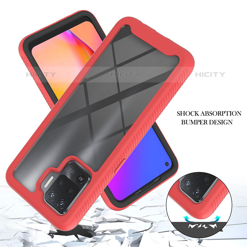 Carcasa Bumper Funda Silicona Transparente 360 Grados YB1 para Oppo F19 Pro