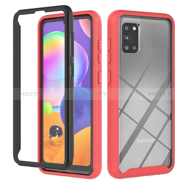 Carcasa Bumper Funda Silicona Transparente 360 Grados YB1 para Samsung Galaxy A31