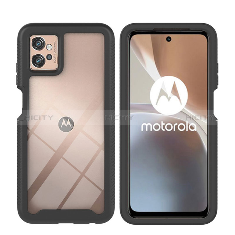 Carcasa Bumper Funda Silicona Transparente 360 Grados YB2 para Motorola Moto G32