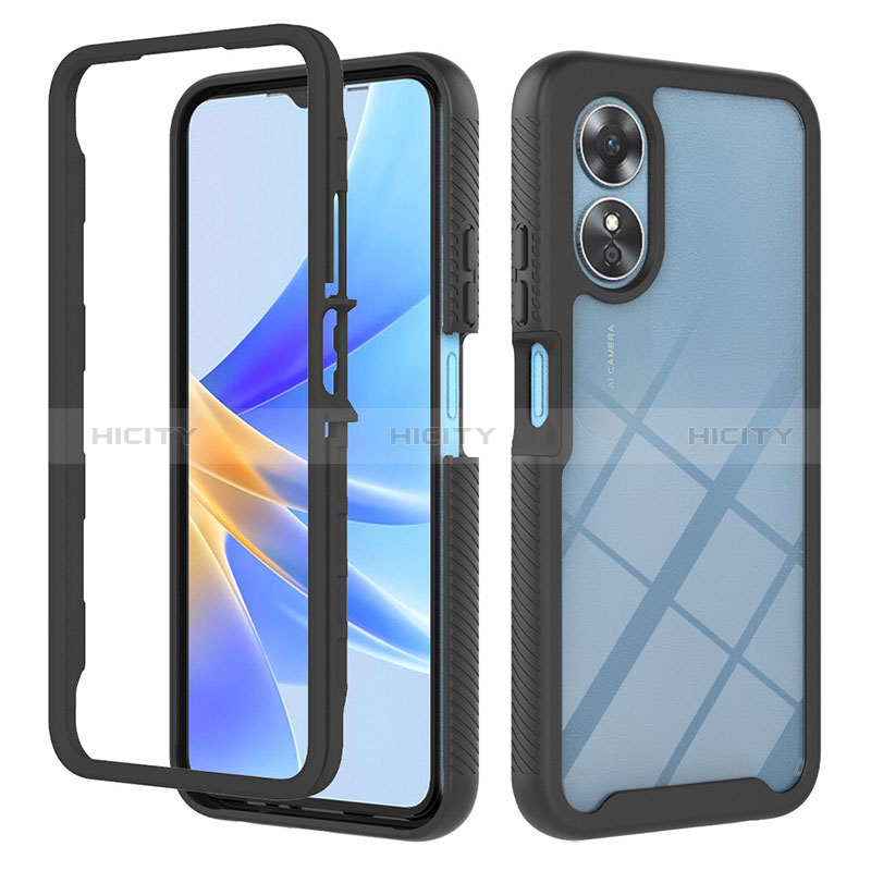 Carcasa Bumper Funda Silicona Transparente 360 Grados YB2 para Oppo A17