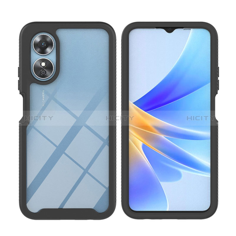 Carcasa Bumper Funda Silicona Transparente 360 Grados YB2 para Oppo A17