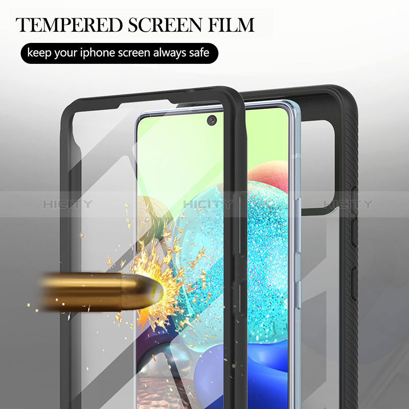 Carcasa Bumper Funda Silicona Transparente 360 Grados YB2 para Samsung Galaxy A71 4G A715