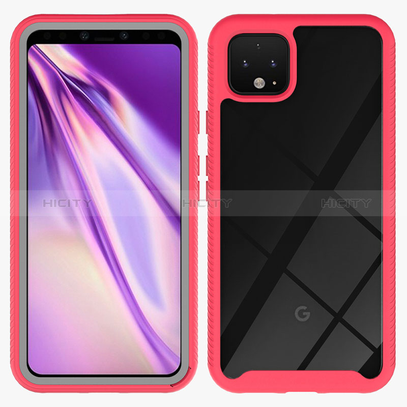 Carcasa Bumper Funda Silicona Transparente 360 Grados ZJ1 para Google Pixel 4