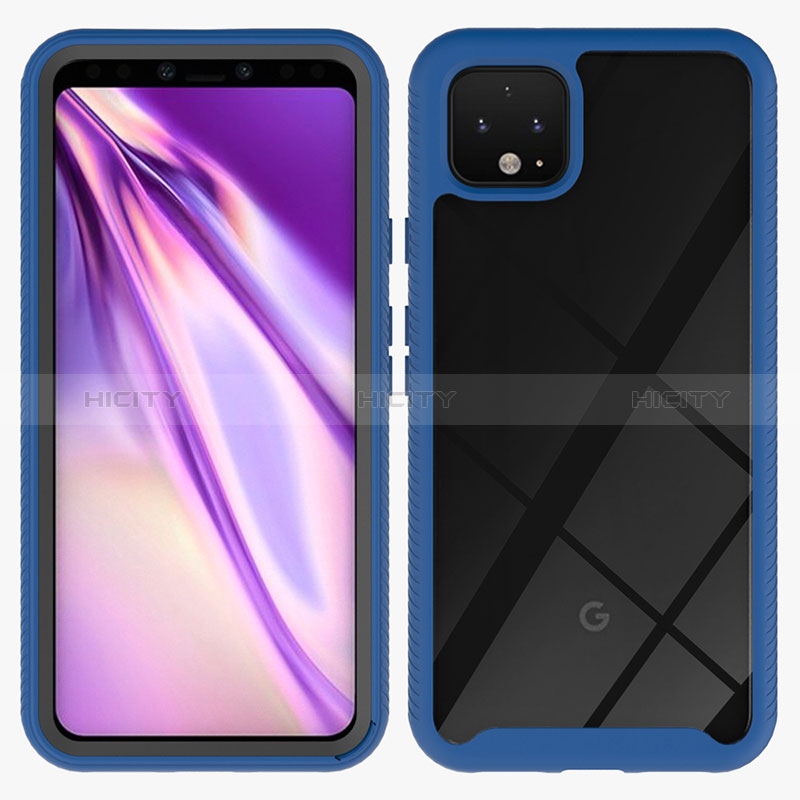 Carcasa Bumper Funda Silicona Transparente 360 Grados ZJ1 para Google Pixel 4