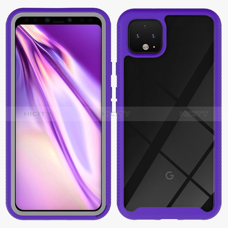 Carcasa Bumper Funda Silicona Transparente 360 Grados ZJ1 para Google Pixel 4