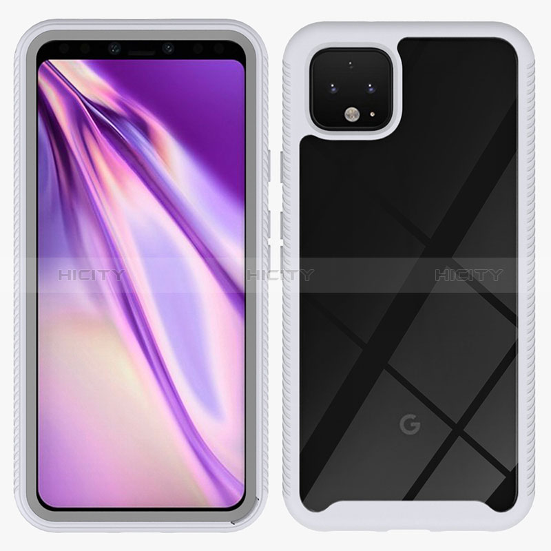 Carcasa Bumper Funda Silicona Transparente 360 Grados ZJ1 para Google Pixel 4