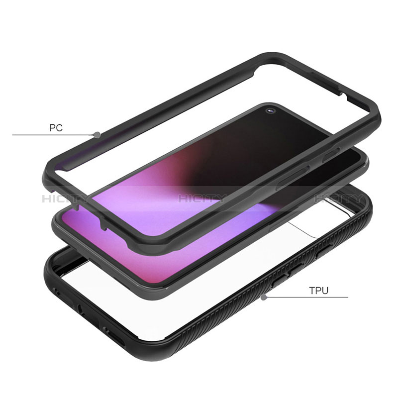 Carcasa Bumper Funda Silicona Transparente 360 Grados ZJ1 para Google Pixel 5