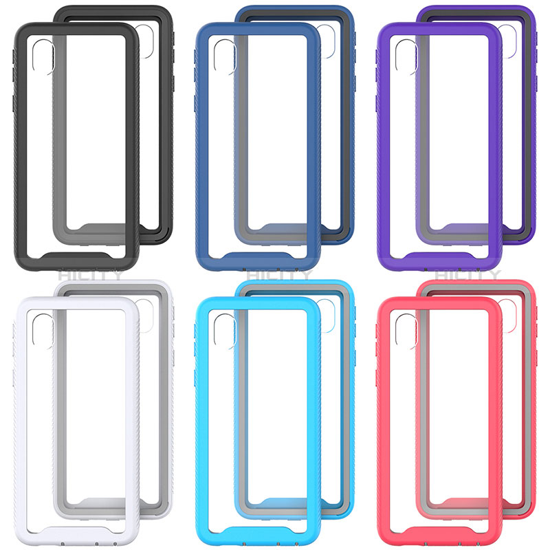 Carcasa Bumper Funda Silicona Transparente 360 Grados ZJ1 para Samsung Galaxy A01 Core