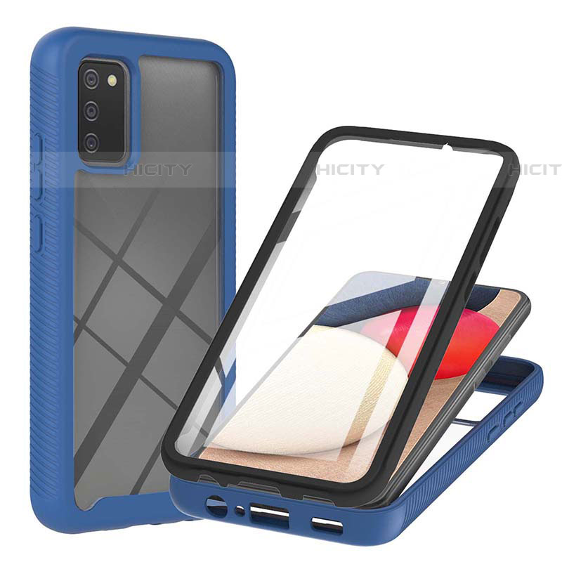 Carcasa Bumper Funda Silicona Transparente 360 Grados ZJ1 para Samsung Galaxy A03s