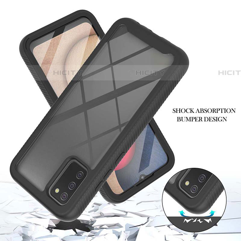 Carcasa Bumper Funda Silicona Transparente 360 Grados ZJ1 para Samsung Galaxy A03s