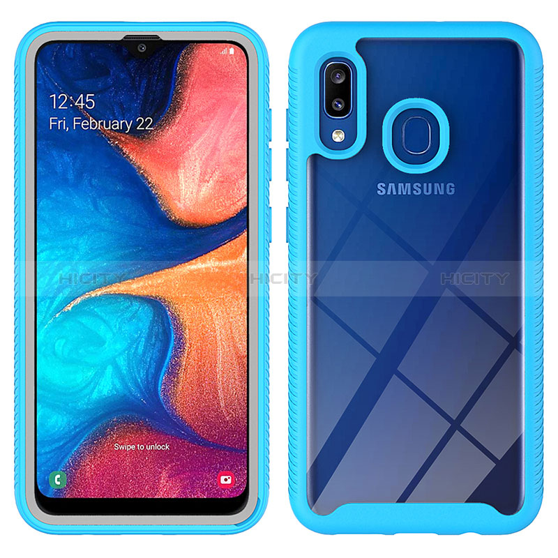 Carcasa Bumper Funda Silicona Transparente 360 Grados ZJ1 para Samsung Galaxy A20