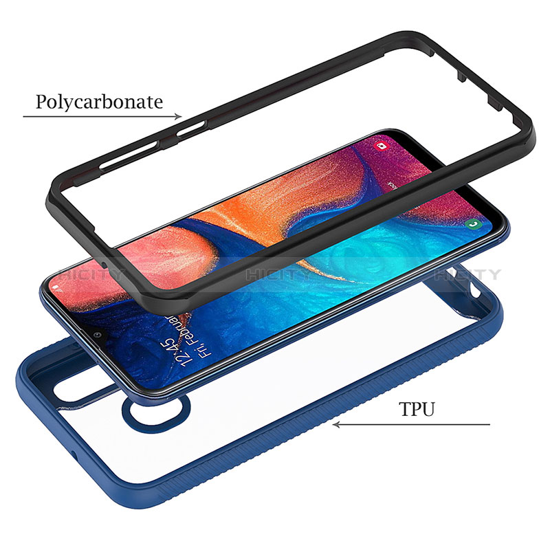 Carcasa Bumper Funda Silicona Transparente 360 Grados ZJ1 para Samsung Galaxy A20