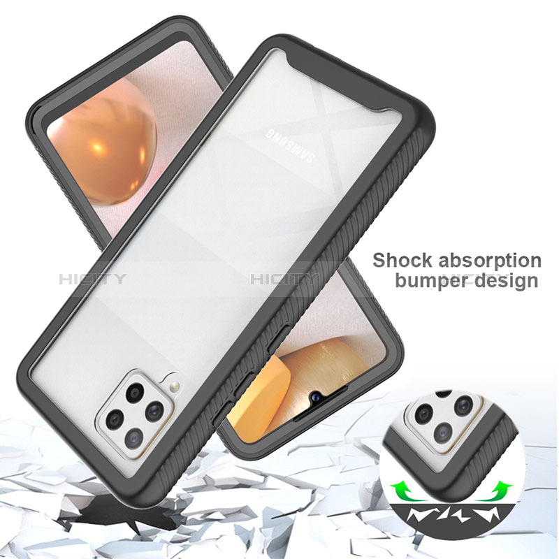 Carcasa Bumper Funda Silicona Transparente 360 Grados ZJ1 para Samsung Galaxy A42 5G