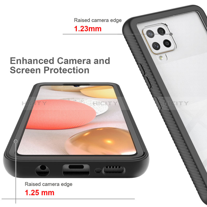 Carcasa Bumper Funda Silicona Transparente 360 Grados ZJ1 para Samsung Galaxy A42 5G