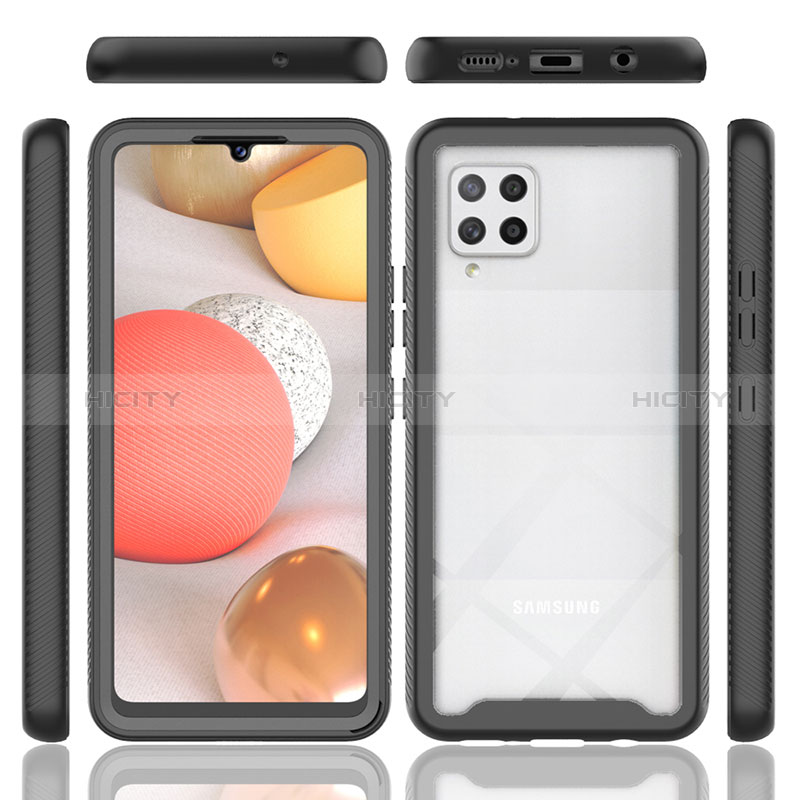 Carcasa Bumper Funda Silicona Transparente 360 Grados ZJ1 para Samsung Galaxy A42 5G