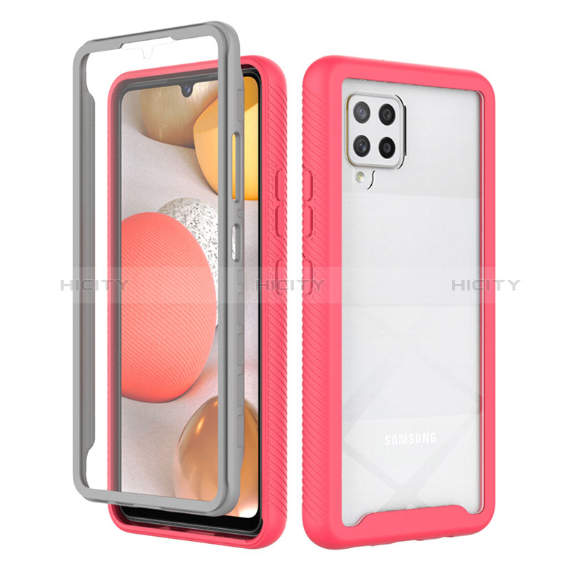 Carcasa Bumper Funda Silicona Transparente 360 Grados ZJ1 para Samsung Galaxy A42 5G