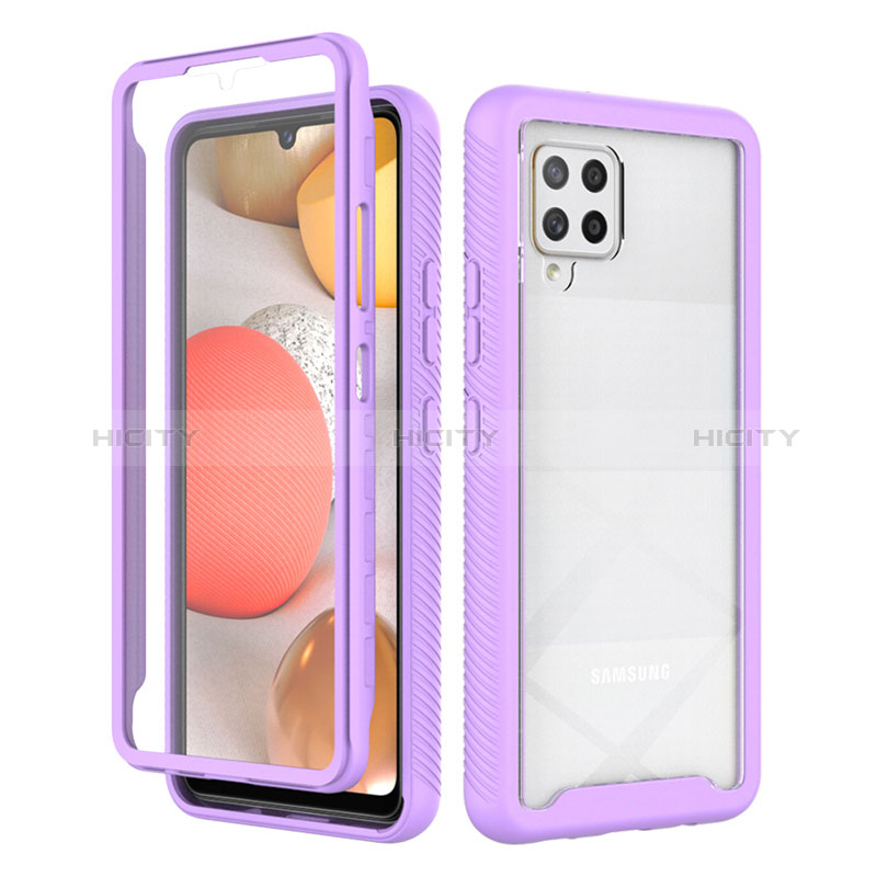 Carcasa Bumper Funda Silicona Transparente 360 Grados ZJ1 para Samsung Galaxy A42 5G