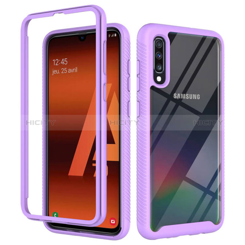 Carcasa Bumper Funda Silicona Transparente 360 Grados ZJ1 para Samsung Galaxy A70