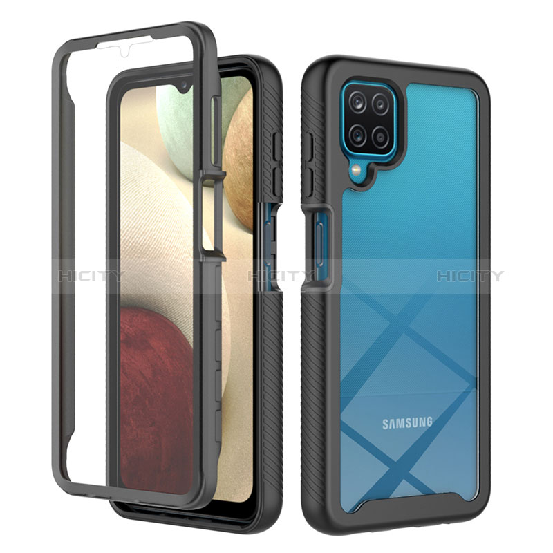 Carcasa Bumper Funda Silicona Transparente 360 Grados ZJ1 para Samsung Galaxy F12