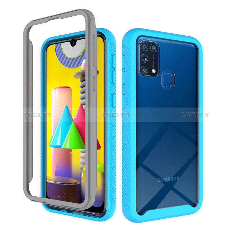 Carcasa Bumper Funda Silicona Transparente 360 Grados ZJ1 para Samsung Galaxy M31