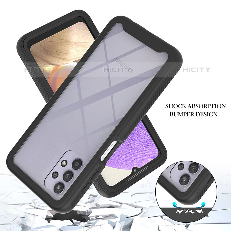 Carcasa Bumper Funda Silicona Transparente 360 Grados ZJ1 para Samsung Galaxy M32 5G