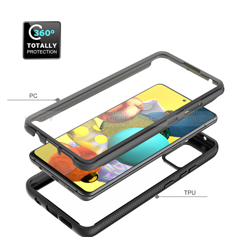 Carcasa Bumper Funda Silicona Transparente 360 Grados ZJ1 para Samsung Galaxy M40S