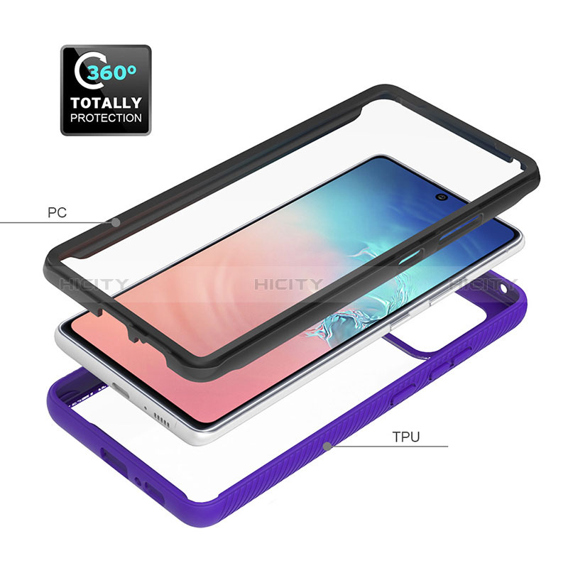 Carcasa Bumper Funda Silicona Transparente 360 Grados ZJ1 para Samsung Galaxy M80S