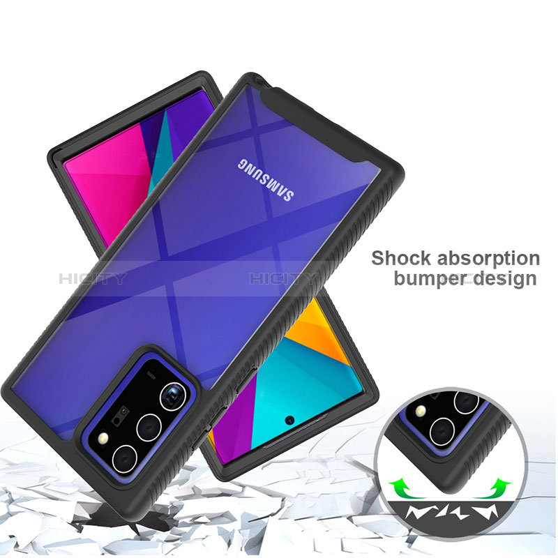Carcasa Bumper Funda Silicona Transparente 360 Grados ZJ1 para Samsung Galaxy Note 20 Ultra 5G
