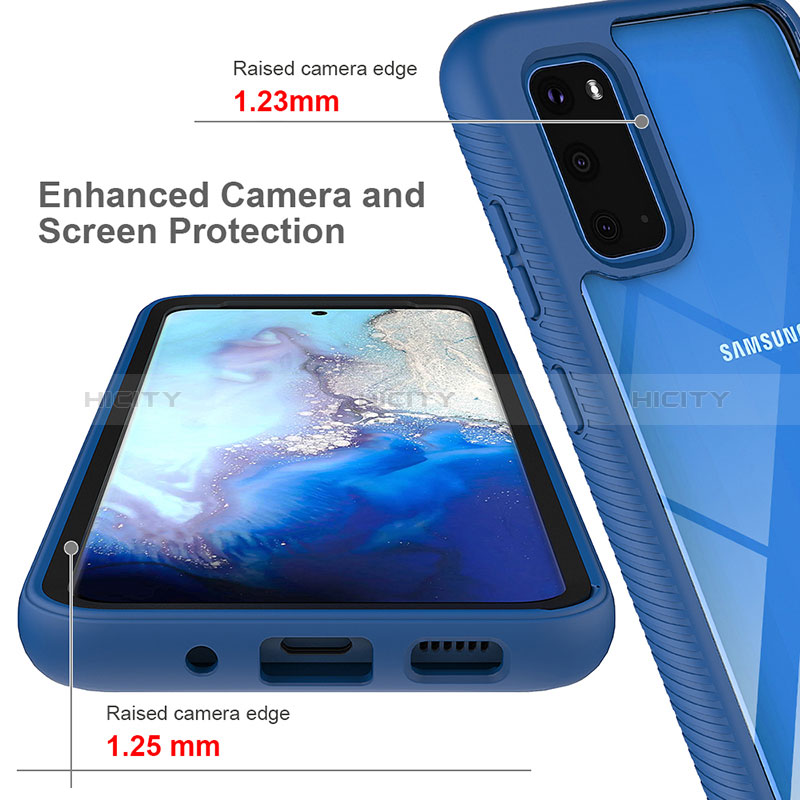 Carcasa Bumper Funda Silicona Transparente 360 Grados ZJ1 para Samsung Galaxy S20