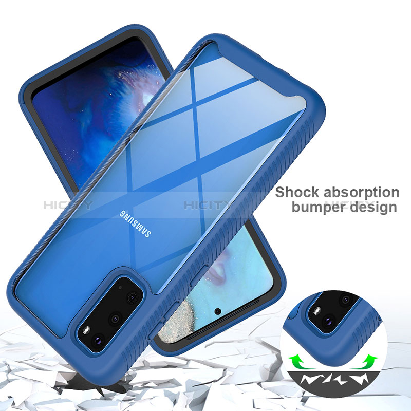 Carcasa Bumper Funda Silicona Transparente 360 Grados ZJ1 para Samsung Galaxy S20 5G