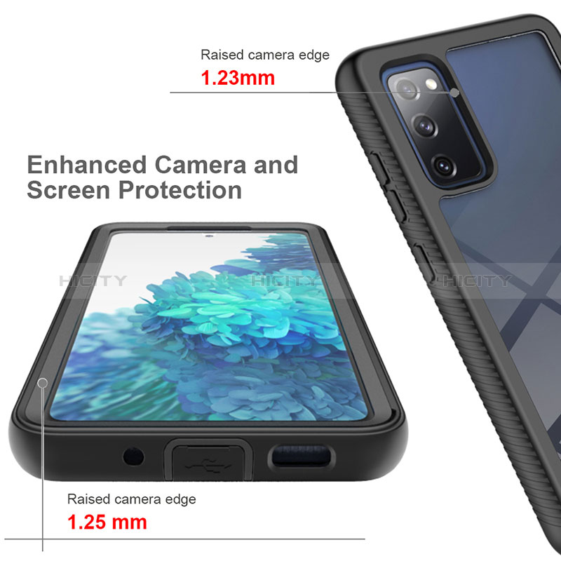 Carcasa Bumper Funda Silicona Transparente 360 Grados ZJ1 para Samsung Galaxy S20 FE 5G