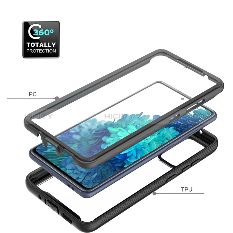 Carcasa Bumper Funda Silicona Transparente 360 Grados ZJ1 para Samsung Galaxy S20 Lite 5G