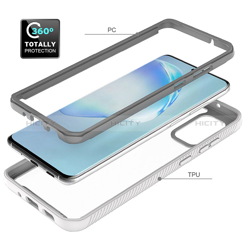 Carcasa Bumper Funda Silicona Transparente 360 Grados ZJ1 para Samsung Galaxy S20 Plus