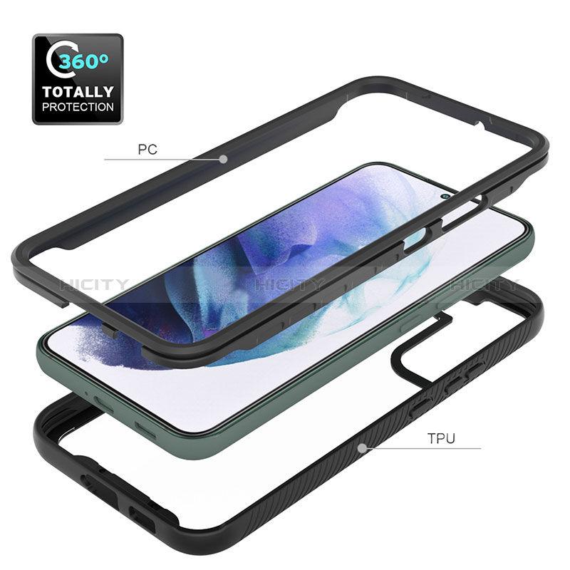 Carcasa Bumper Funda Silicona Transparente 360 Grados ZJ1 para Samsung Galaxy S22 Plus 5G